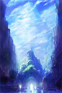 画中的她